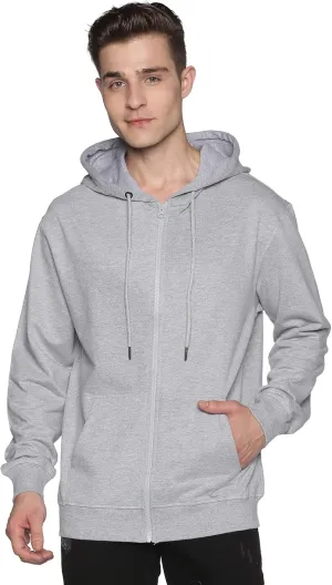Mens Zip Up Hoodie of Cotton Fleece Heavyweight sweatshirt hoodie