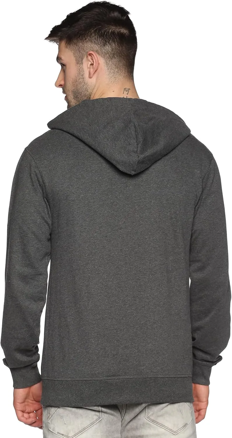 Mens Zip Up Hoodie of Cotton Fleece Heavyweight sweatshirt hoodie