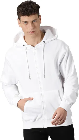Mens Zip Up Hoodie of Cotton Fleece Heavyweight sweatshirt hoodie