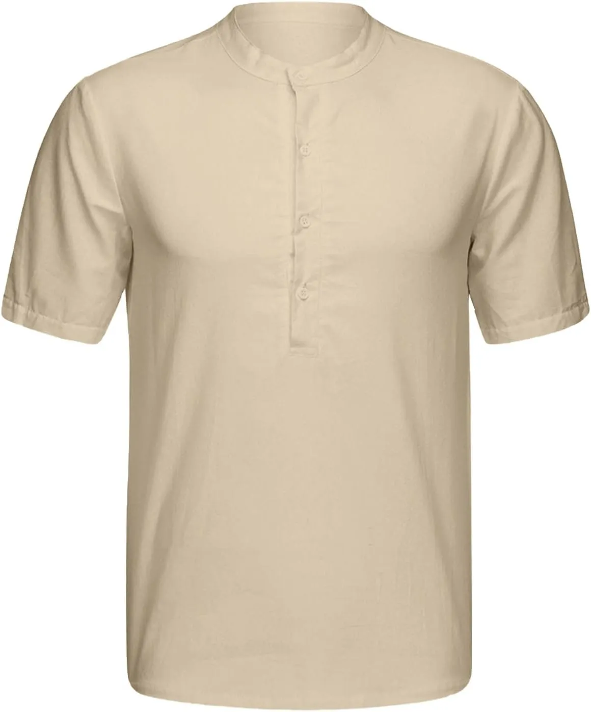Muscularfit Polo Shirt Men 2024 Cotton Linen Short Sleeve V Neck Henley Shirt Summer Causal Solid Tee Tops Fashion Outfits