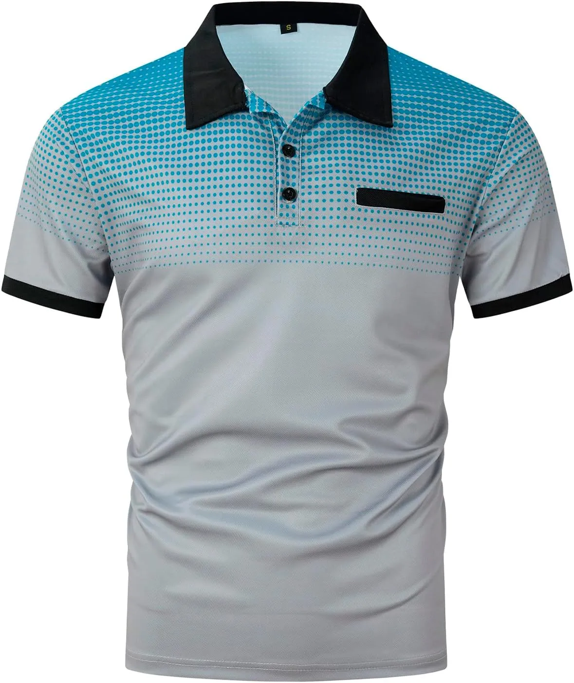 Muscularfit Polo Tshirts Shirts for Men 2024 Causal Stylish Short Sleeve Button Down Henley Shirt Summer Loose Beach Pullover