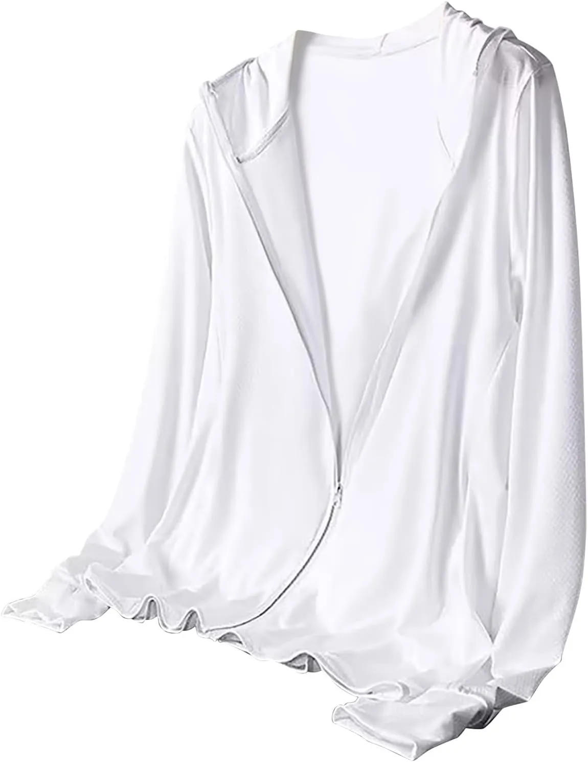 NATHGAM Unisex UPF 50  Sun Protection Jacket Summer Athletic Running Cycling Tee for Women Men Breathable Outdoor Hiking Tops