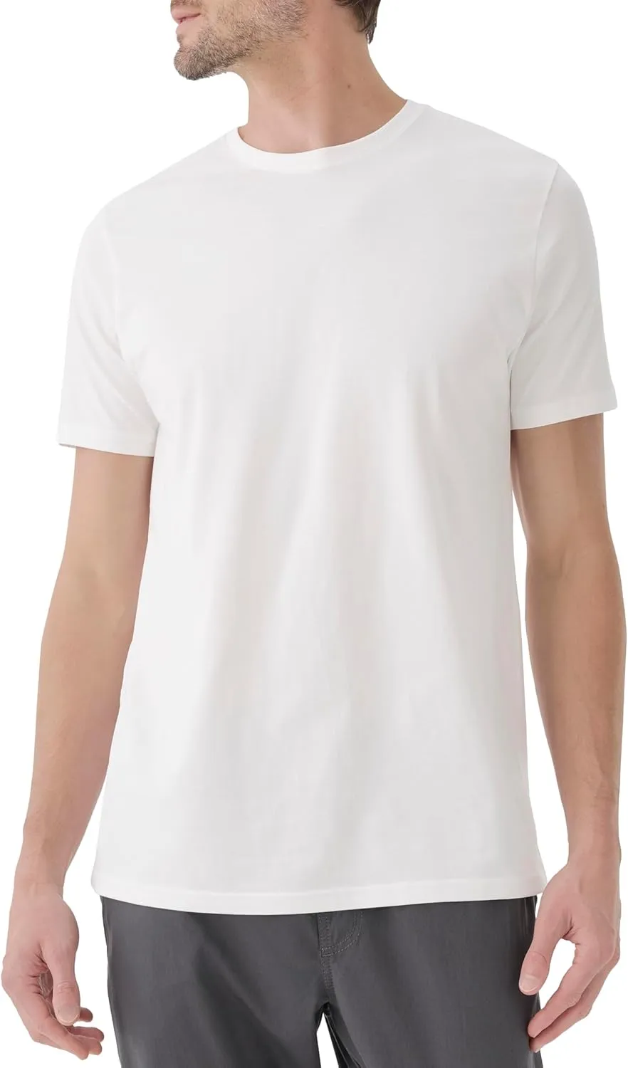 Pact Men's Organic Cotton Softspun Standard Fit Crew Neck T-Shirt, Pack of 5