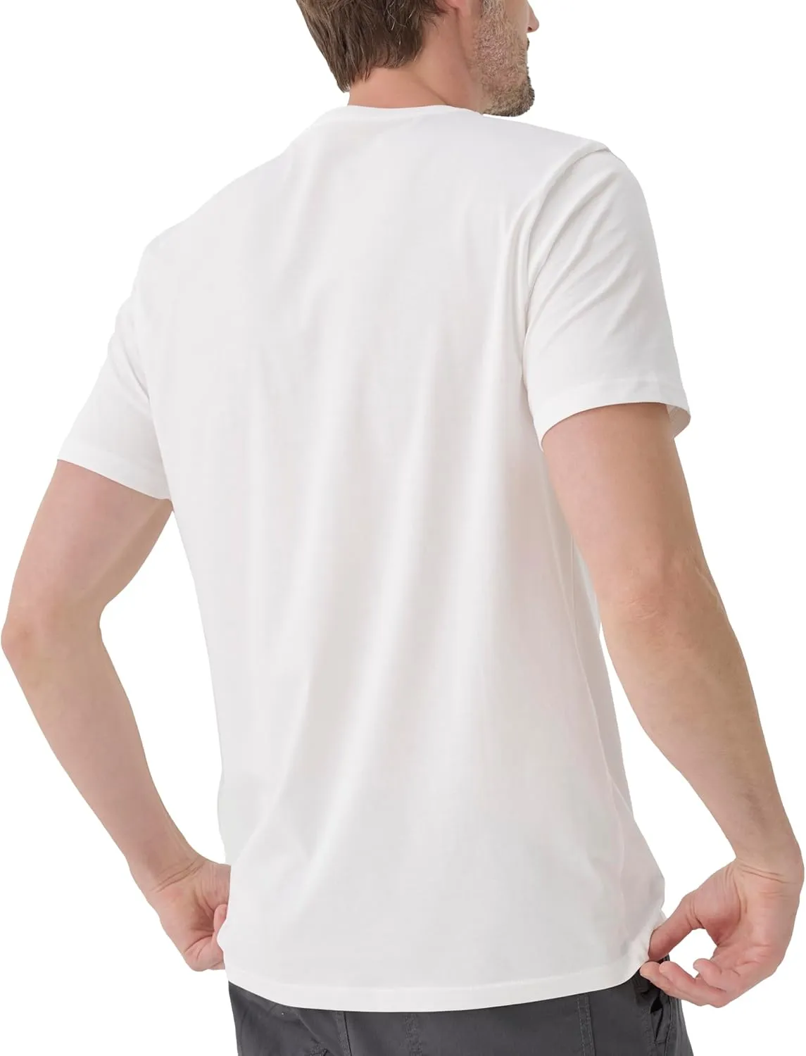 Pact Men's Organic Cotton Softspun Standard Fit Crew Neck T-Shirt, Pack of 5