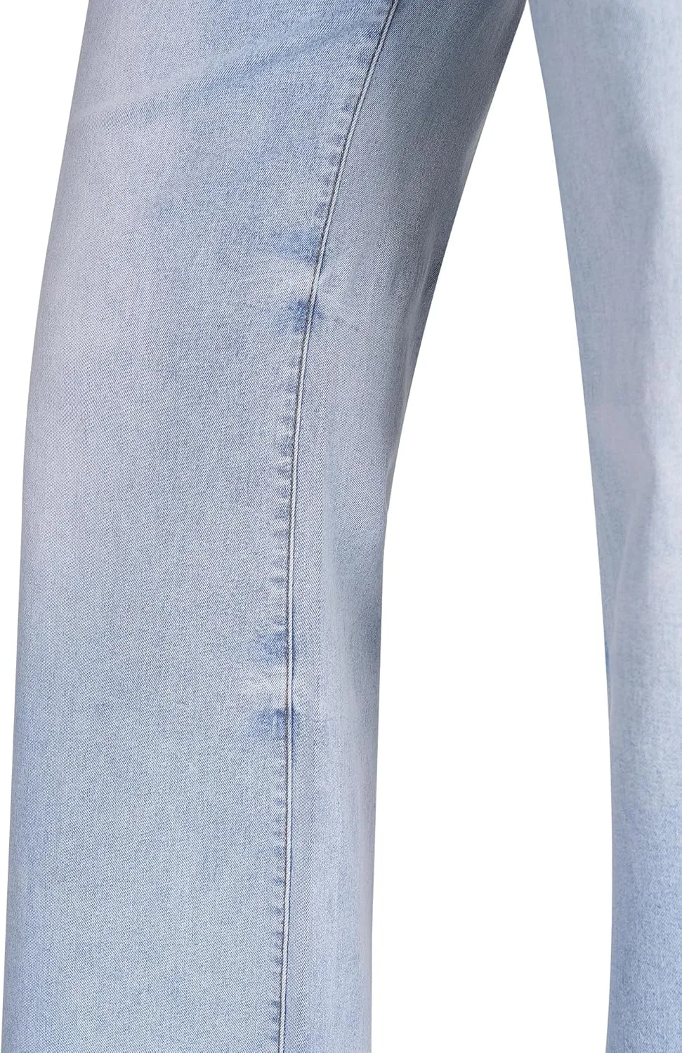roswear Women's Wide Leg Jeans High Waisted Stretchy Denim Trouser Pants