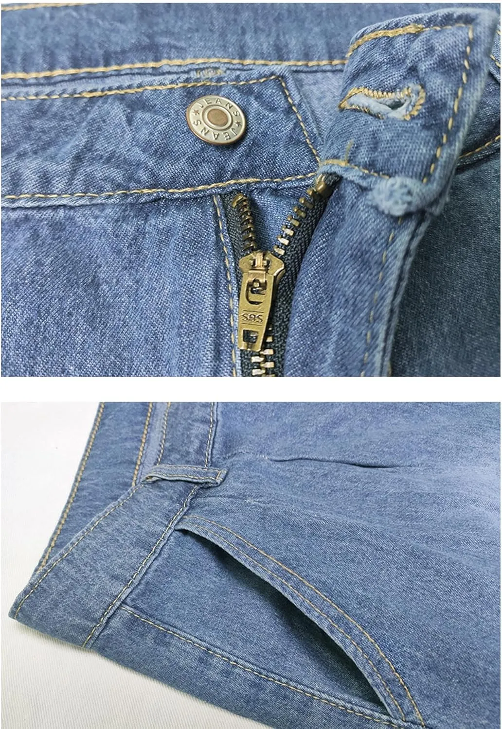 SOMTHRON Women's Wide Leg Jeans High Waist Baggy Slouchy Loose Boyfriend Denim Pants Trousers