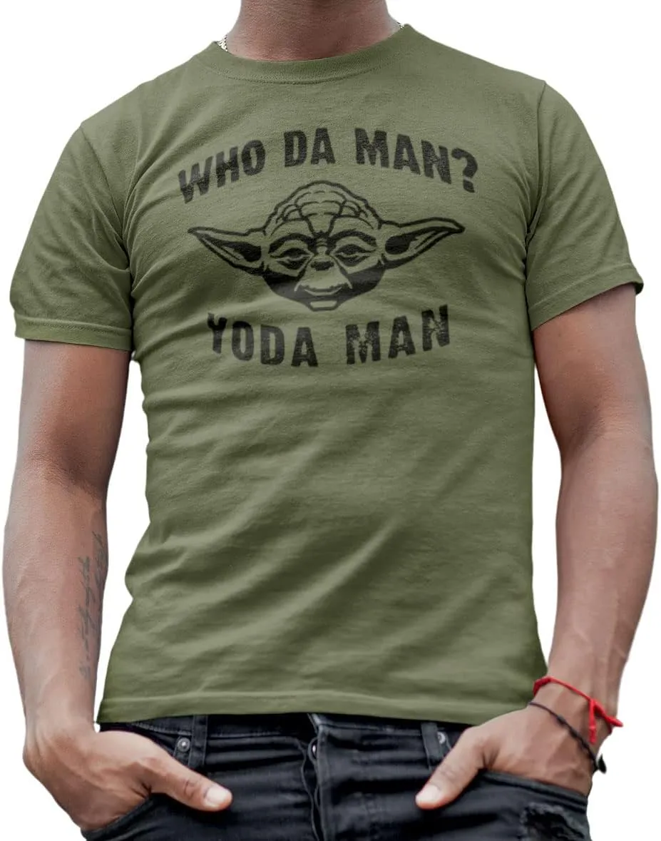 STAR WARS Yoda Darth Vader Darth Maul Boba Fett Adult Men's T-Shirts
