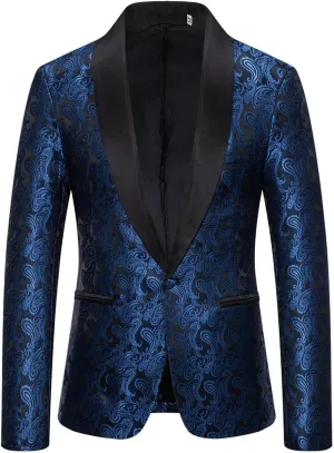 Suit for Men Tuxedo Coat Fashion Sequin Shawl Lapel Blazer Coat Show Dress Coat Dinner Party Wedding Swallowtail