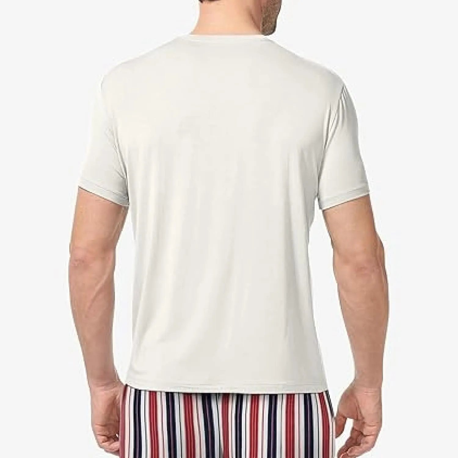 Tommy John Men's, Pajama Crew Neck Pocket Tee, Second Skin Fabric, Slim Modern Fit T-Shirt