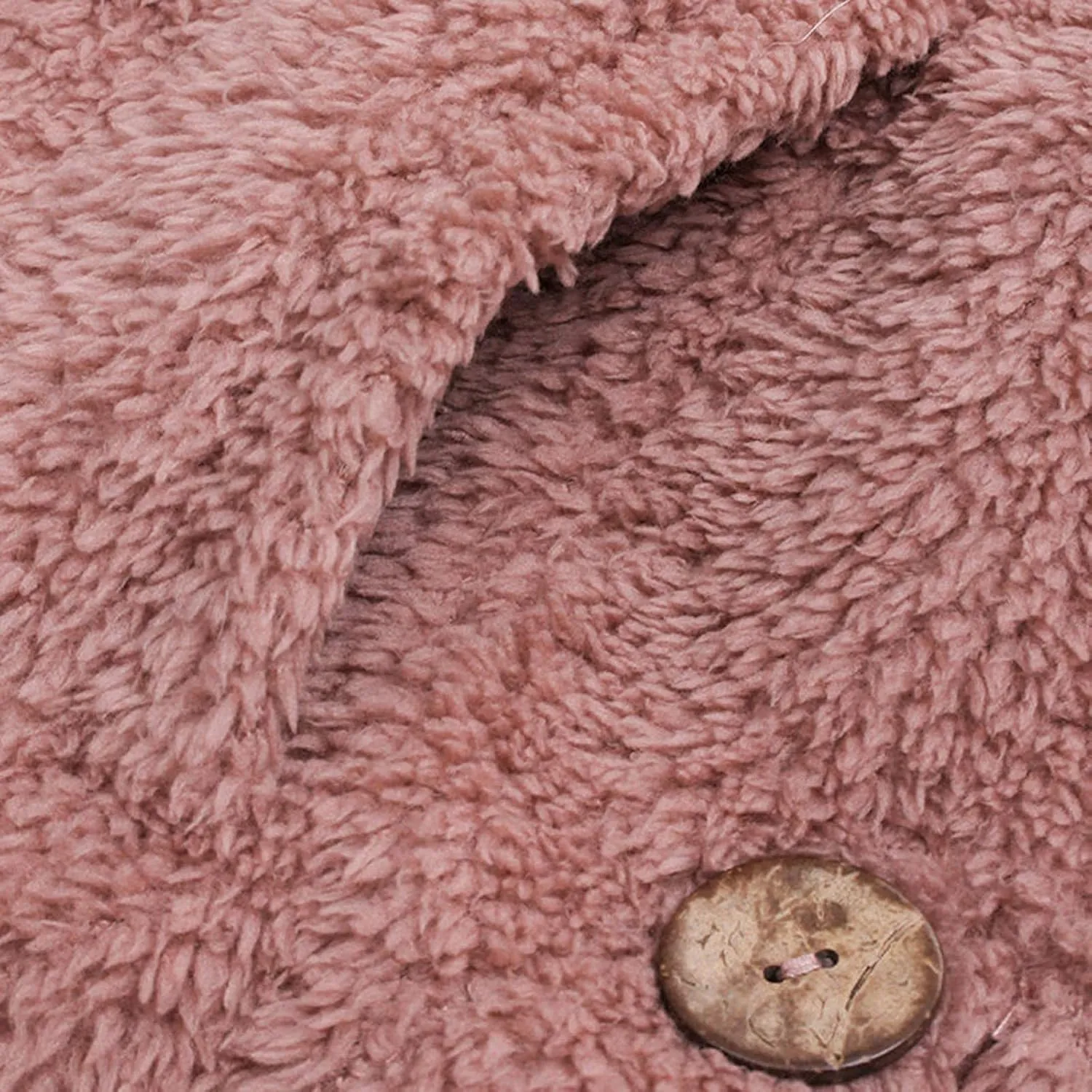 Tops Cardigan Women Plus Jacket Coat Wool Size Hooded Winter Plush Button Loose Women's Coat Drape Front