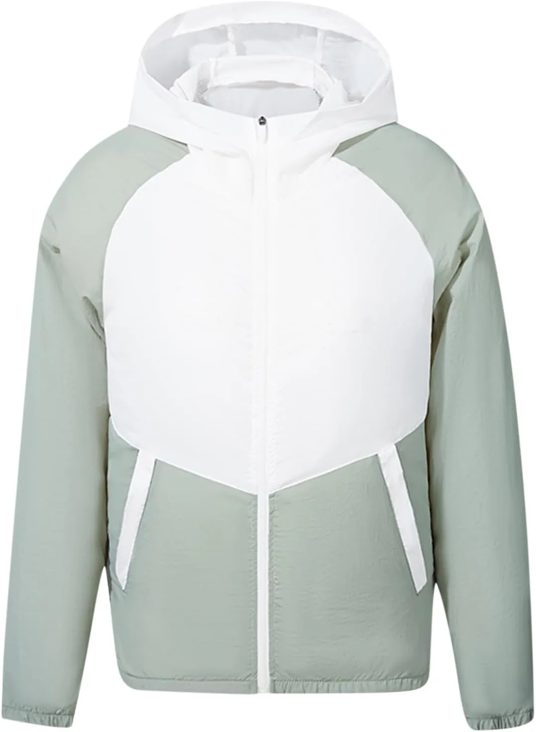 Unisex Summer Cooling Fan Jacket USB Sun Protective Quick Dry Hiking Jackets Men Women Air Conditioning Fishing Coat