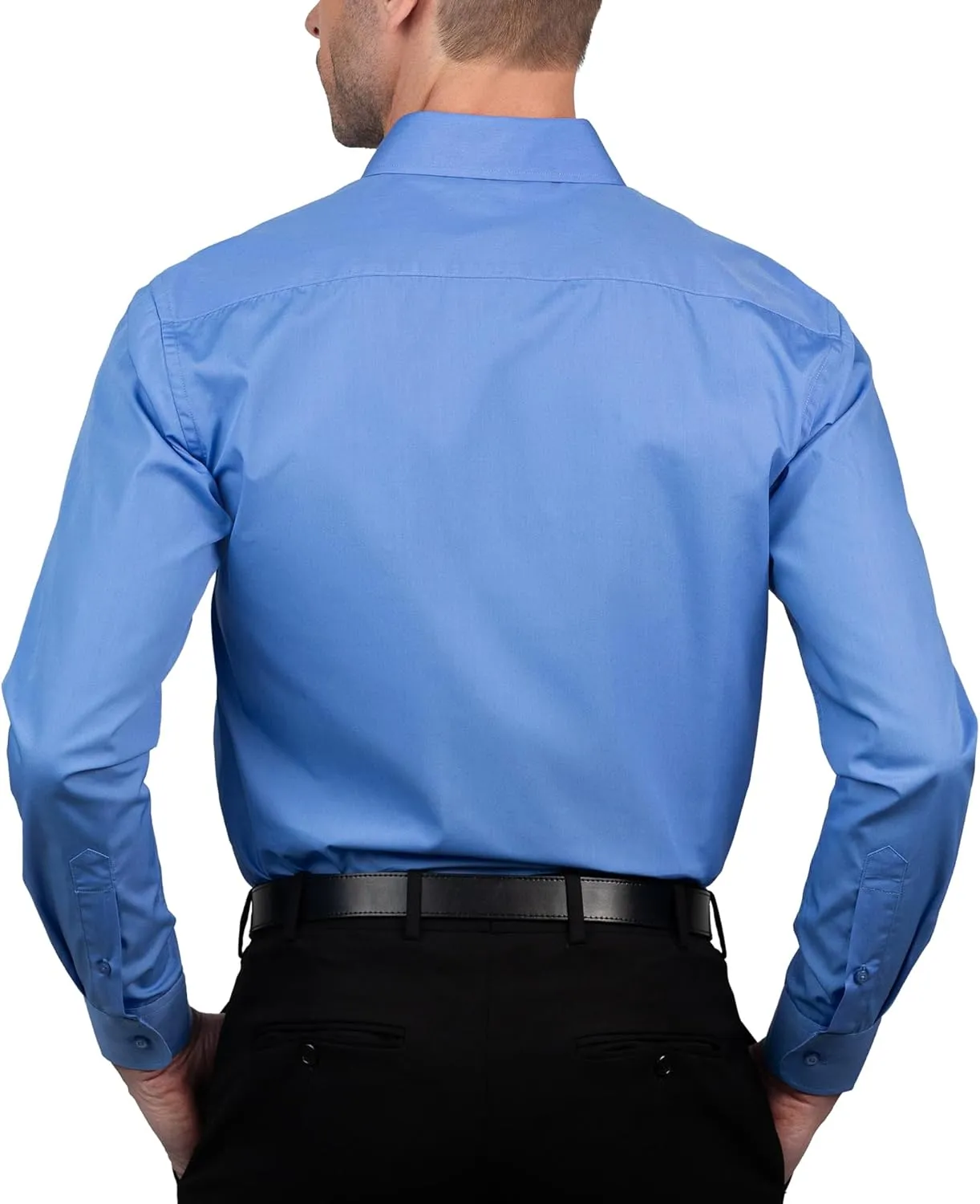 U.S. Polo Assn. Slim Fit Long Sleeve Button Down Dress Shirts for Men Wrinkle Free Long Sleeve Shirt Mens Formal Stretch