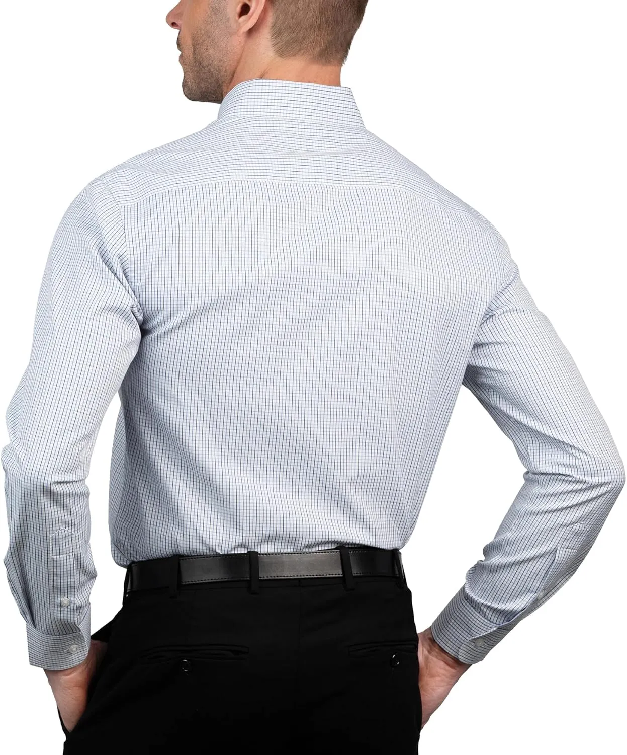 U.S. Polo Assn. Slim Fit Long Sleeve Button Down Dress Shirts for Men Wrinkle Free Long Sleeve Shirt Mens Formal Stretch