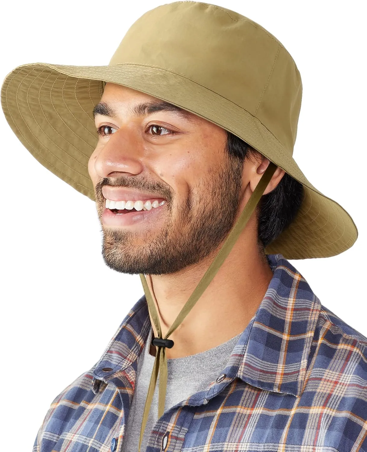 Waterproof Bucket Rain Hat for Men Women Wide Brim Sun Protection Packable Boonie Hat Outdoor Beach Safari Fishing Hat