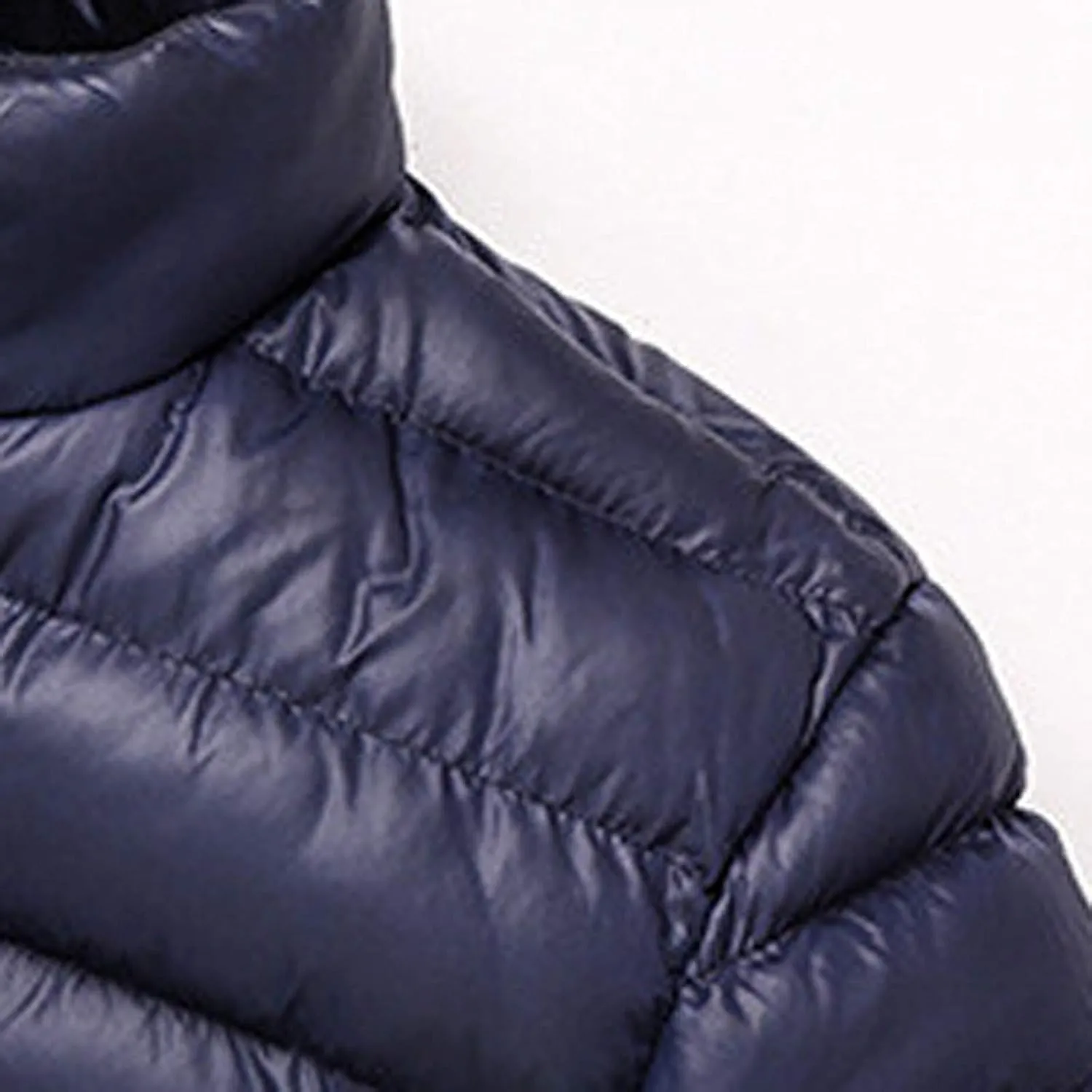Winter Jackets for Men Packable Lightweight Zip up Puffer Jacket Quilted Down Jacket Plus Size Warm Coat with Pocket