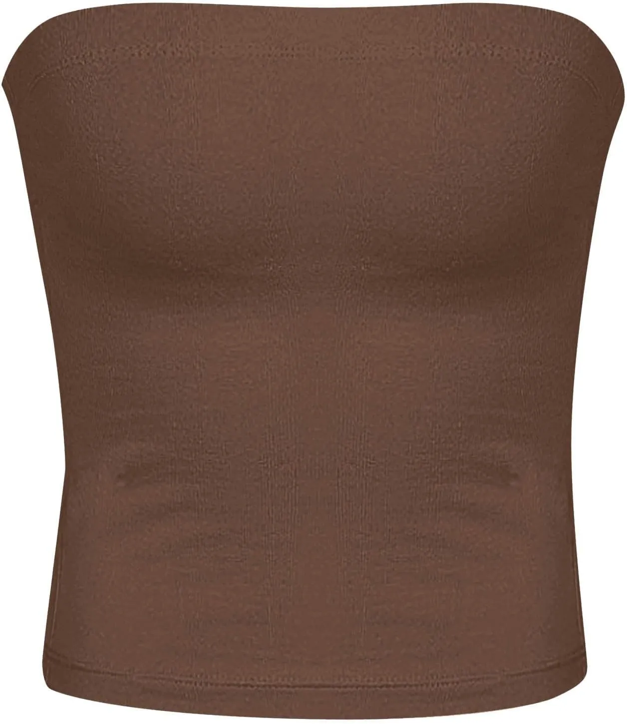 Womens Tube Top Strapless Crop Top Sexy Sleeveless Backless Bandeau Y2K Going Out 2025 Summer Outfits