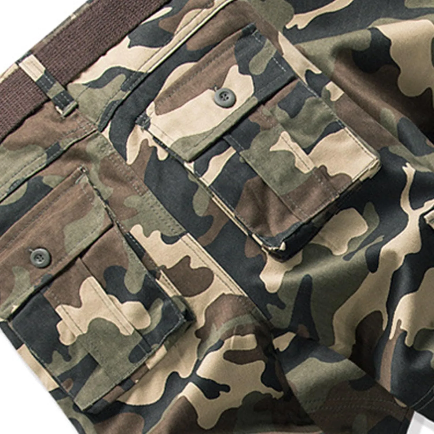 Work Pants for Men Cargo Trousers Hiking Pants 8 Pocket Plain Comfort Breathable Outdoor Mens Sweatpants with Baggy